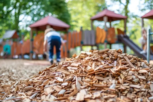 Wood Chips in Park {area_1}